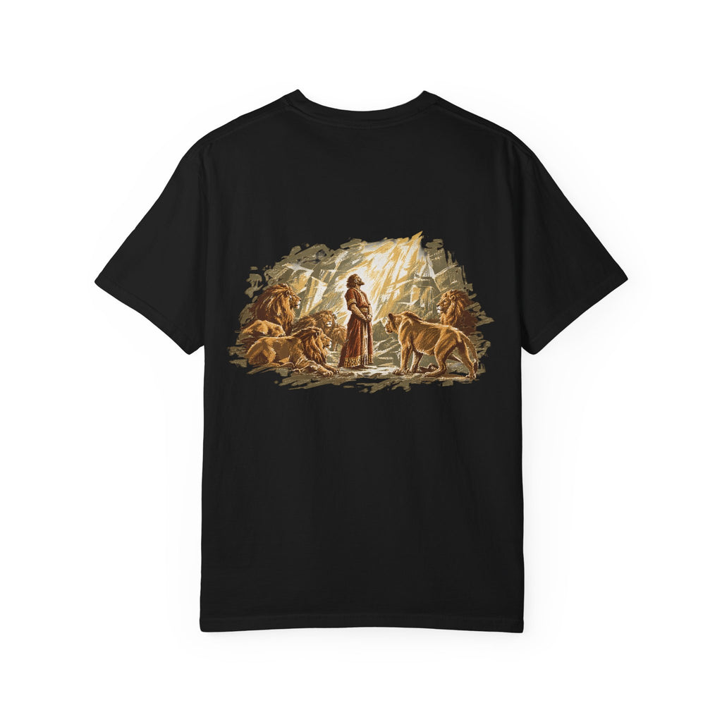Daniel in the Lions’ Den T-Shirt | He Shut the Mouths of the Lions Christian Tee