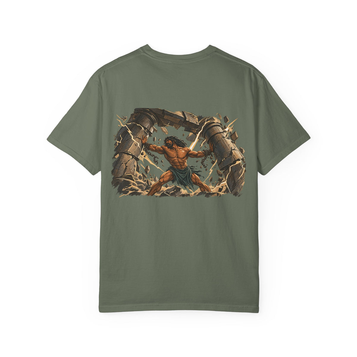 Samson T-Shirt | Be Strong and Courageous Christian Tee