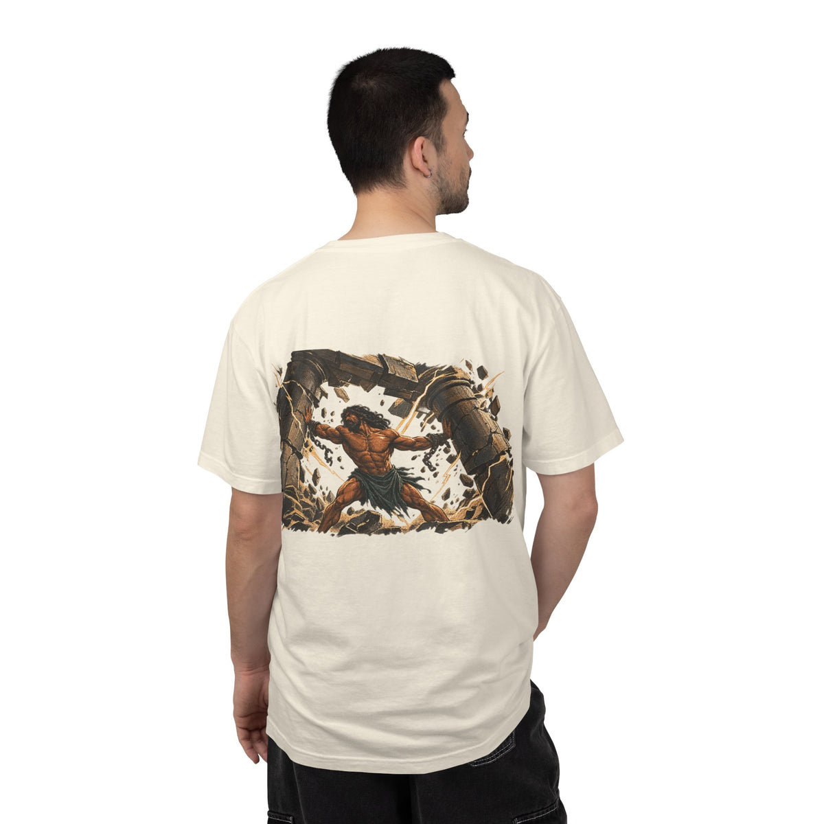Samson T-Shirt | Be Strong and Courageous Christian Tee