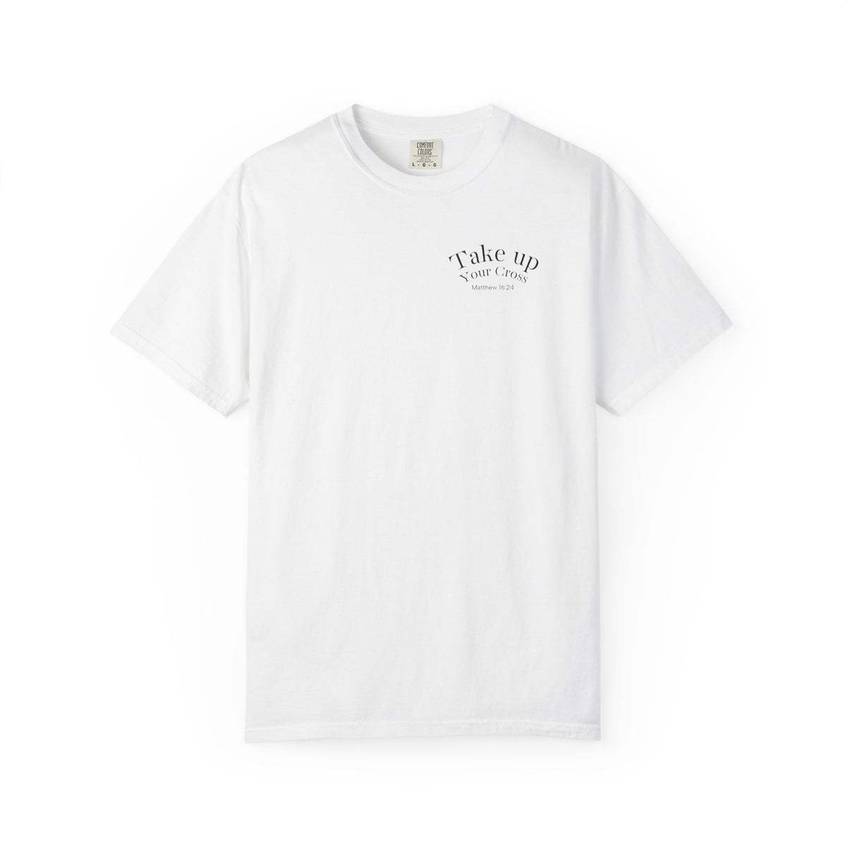 Jesus Carrying the Cross T-Shirt | Take Up Your Cross Christian Tee