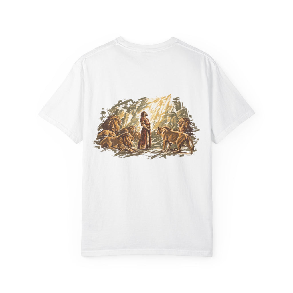 Daniel in the Lions’ Den T-Shirt | He Shut the Mouths of the Lions Christian Tee