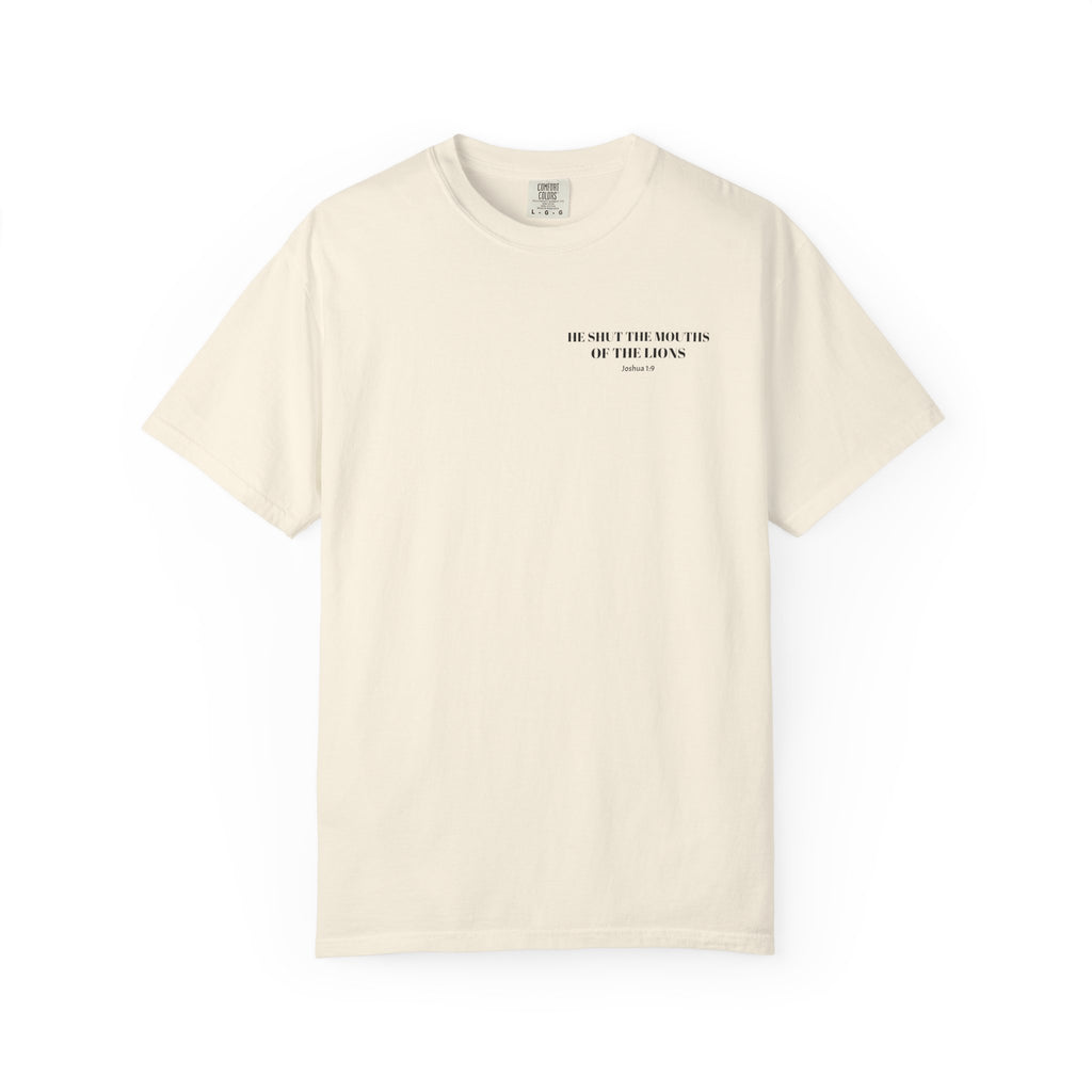 Daniel in the Lions’ Den T-Shirt | He Shut the Mouths of the Lions Christian Tee