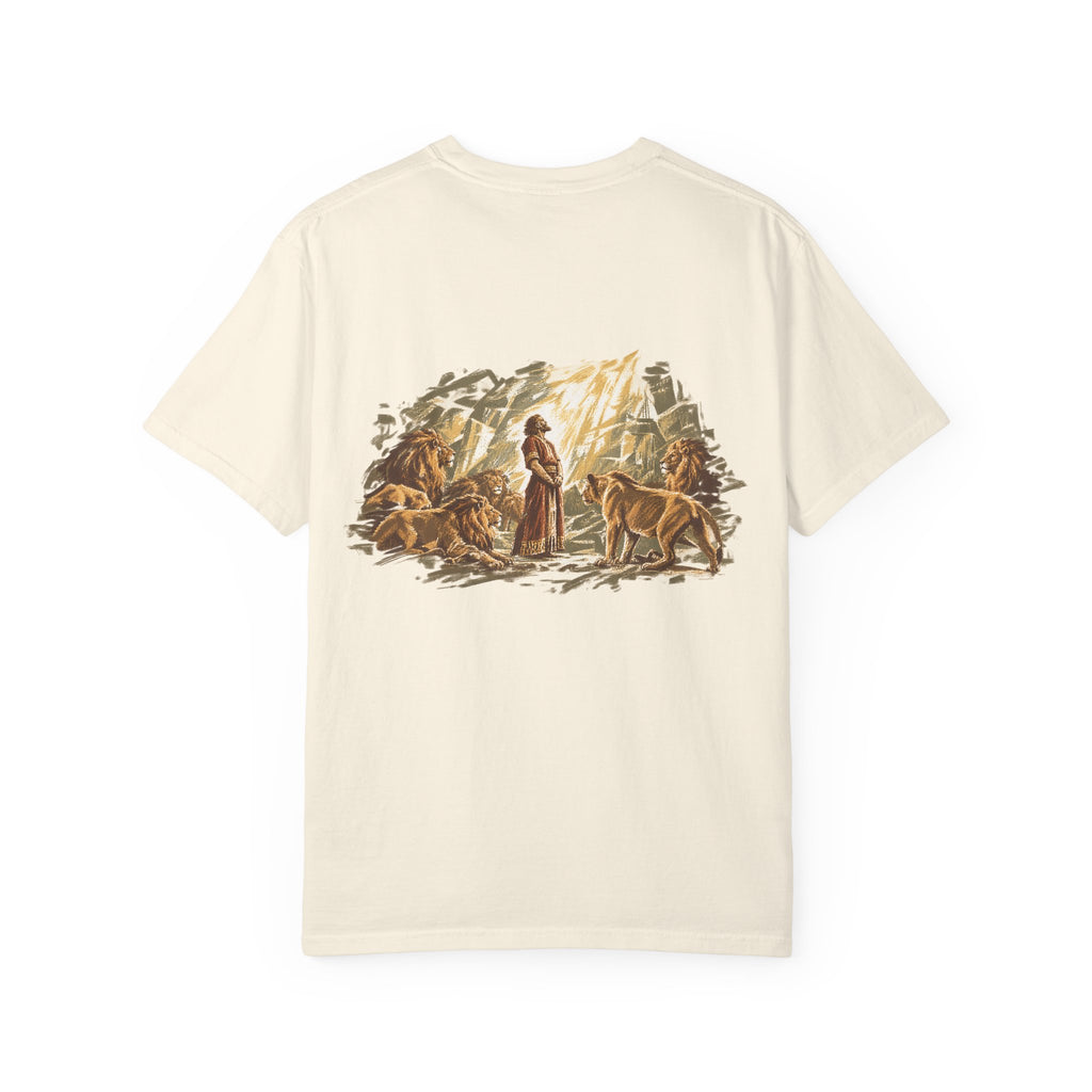 Daniel in the Lions’ Den T-Shirt | He Shut the Mouths of the Lions Christian Tee