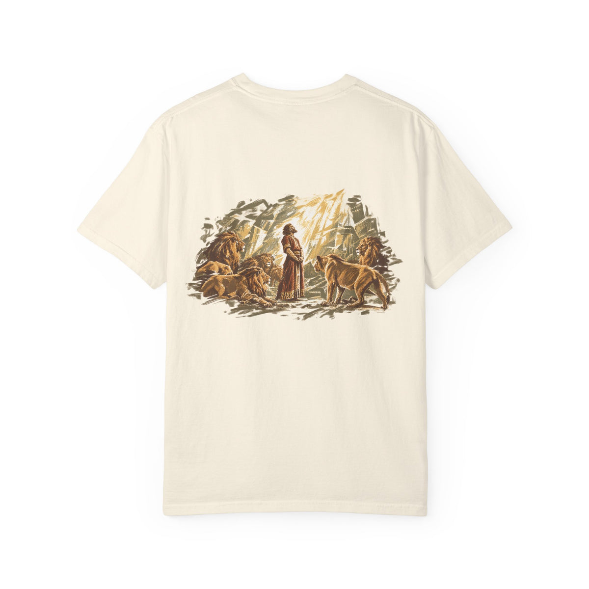 Daniel in the Lions’ Den T-Shirt | He Shut the Mouths of the Lions Christian Tee
