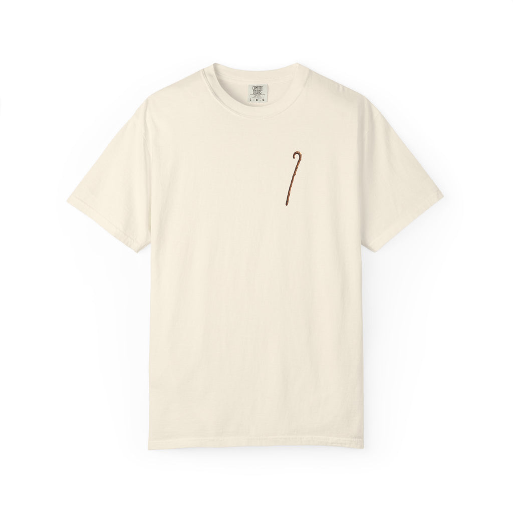 Ivory Moses Parting the Red Sea Christian graphic tee front view – biblical faith streetwear shirt