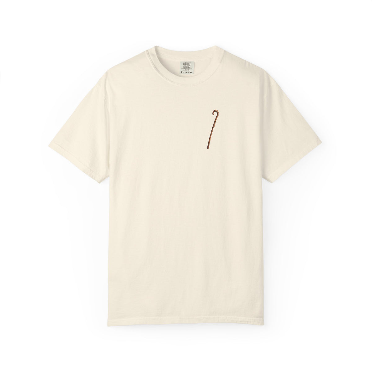Ivory Moses Parting the Red Sea Christian graphic tee front view – biblical faith streetwear shirt