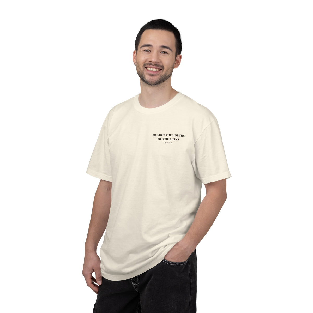 Daniel in the Lions’ Den T-Shirt | He Shut the Mouths of the Lions Christian Tee